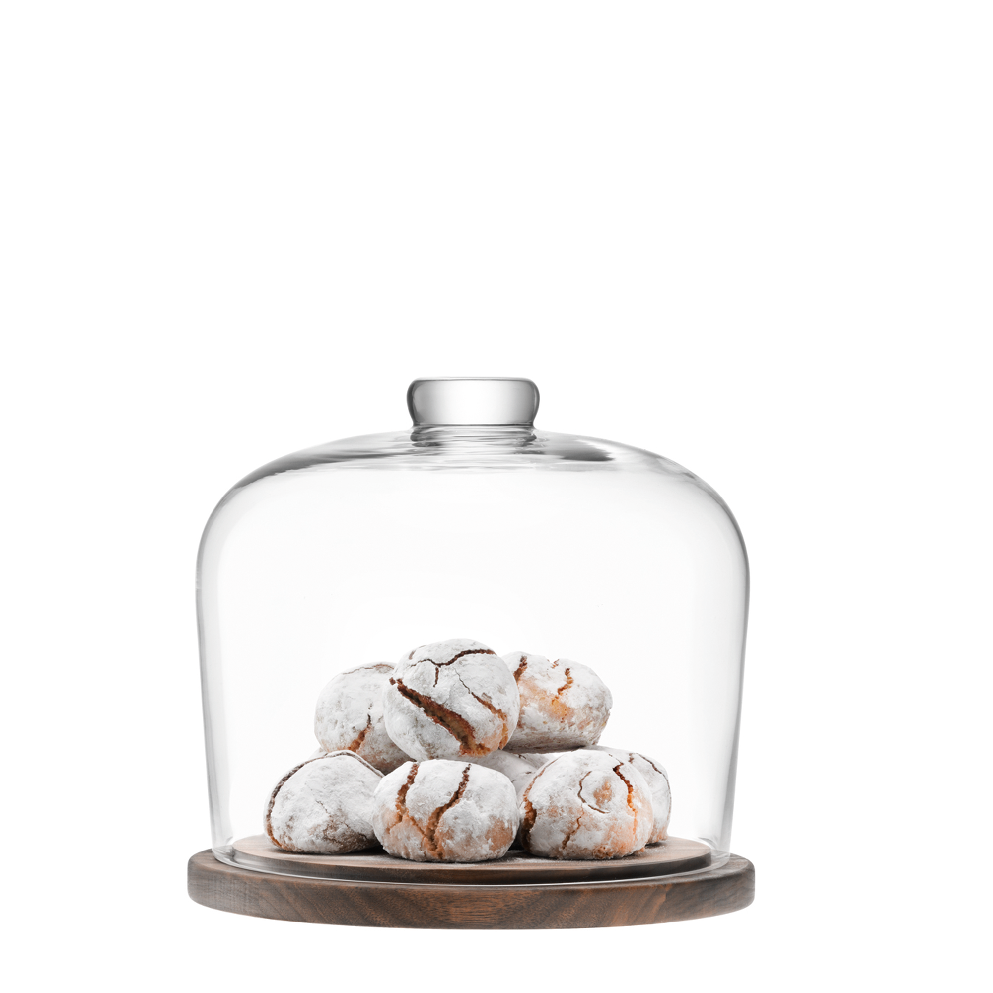 City Dome + Walnut Base - Medium