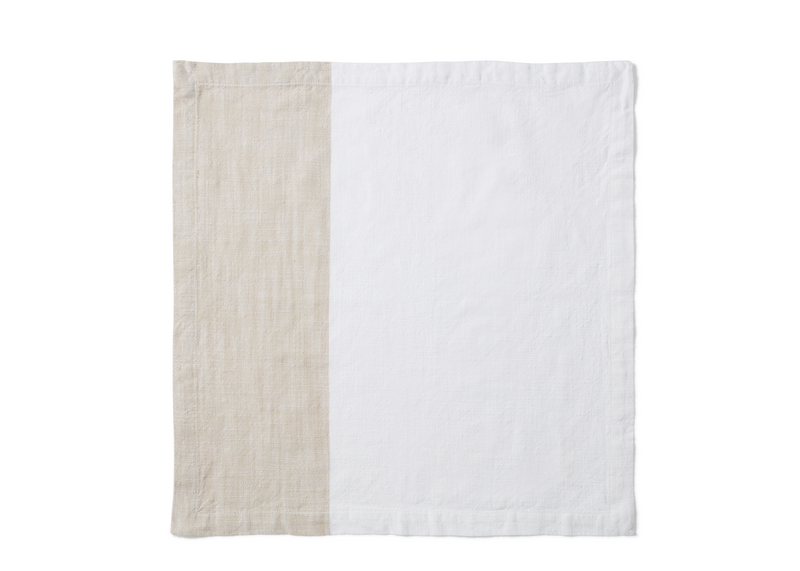 Color Block Napkin - Oat