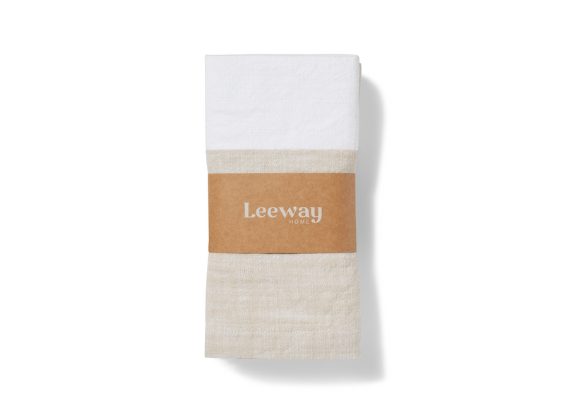 Color Block Napkin - Oat