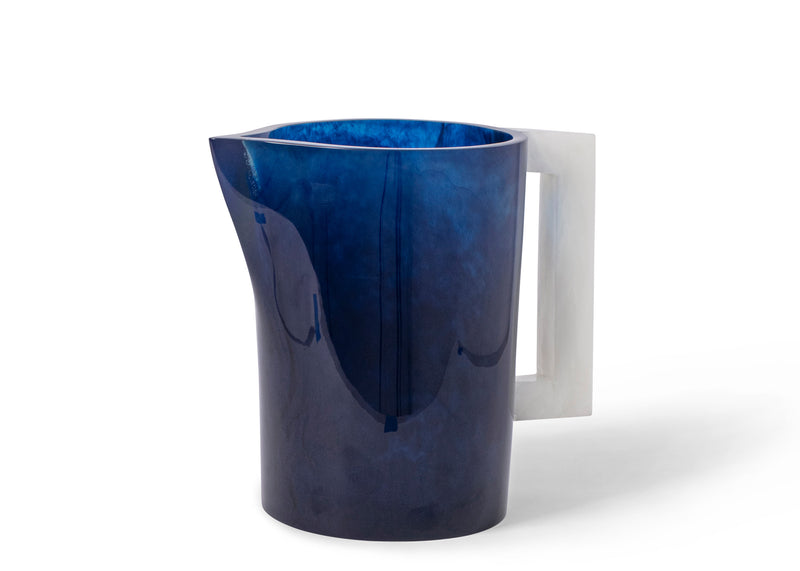 Pearl's Pitcher - Navy + White