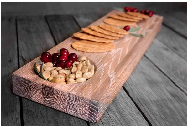 Long Board With Bowl - White Oak