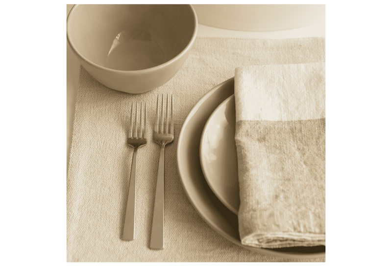Color Block Napkin - Oat