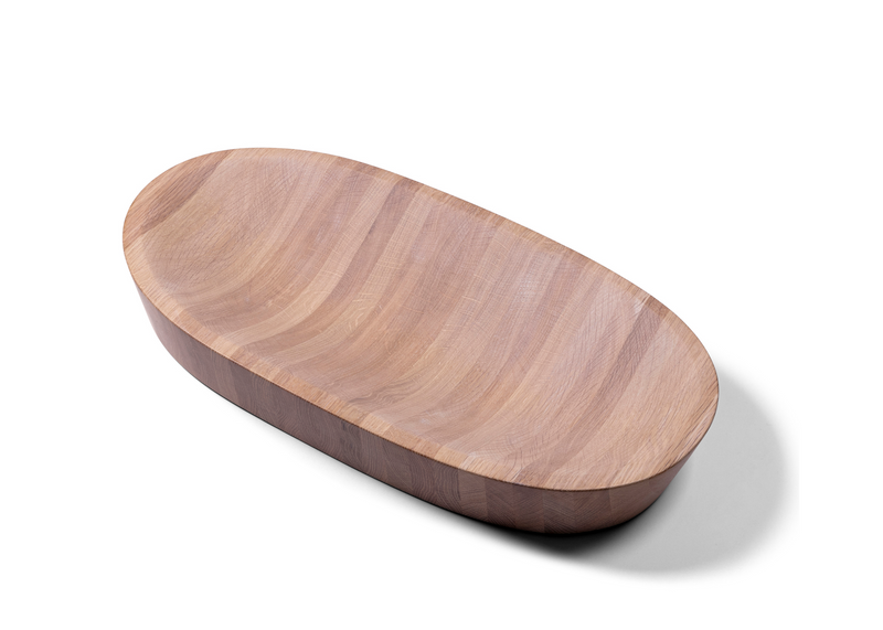 Oval Bowl - White Oak