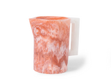 Pearl's Pitcher - Coral + White