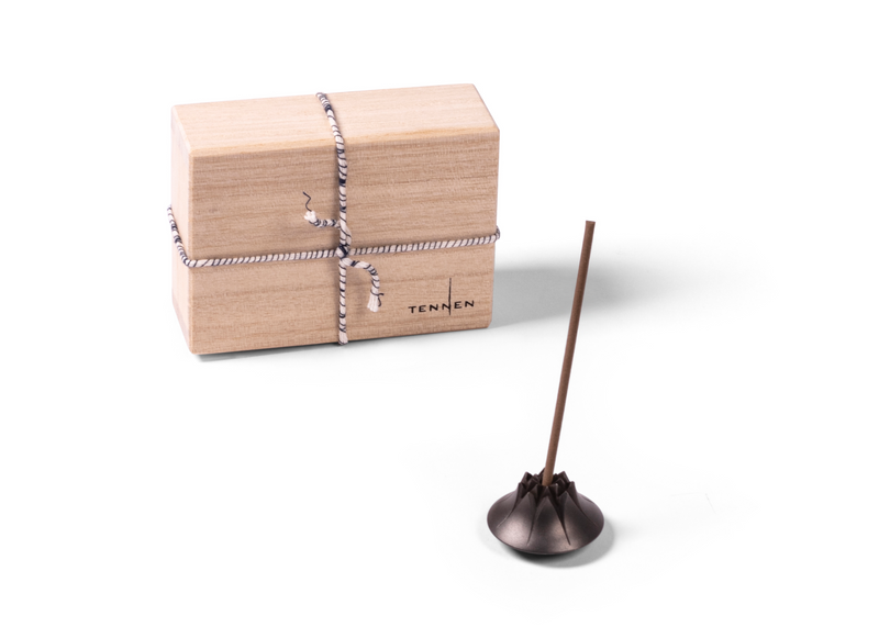Agave Incense Holder - Blackened Brass