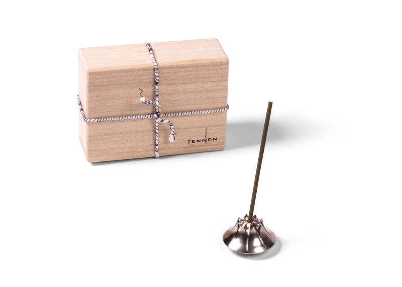 Agave Incense Holder - Satin Nickel