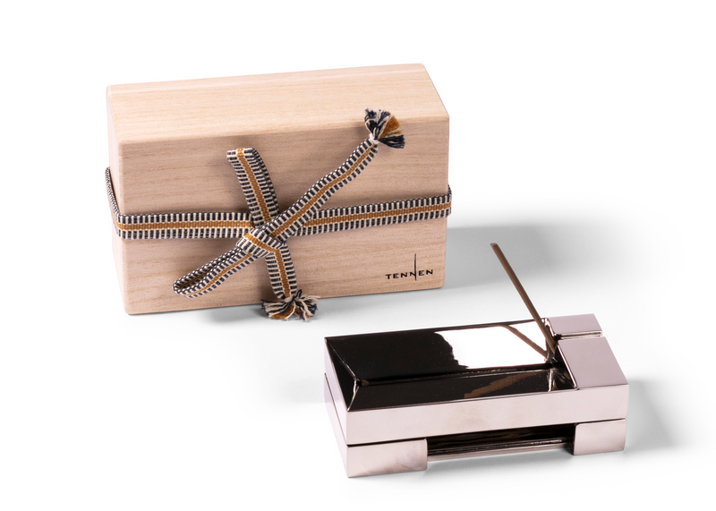 Ni Incense Box Burner - Polished Nickel