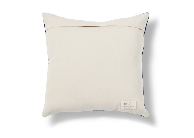 Zona Handwoven Pillow - Midnight Blue