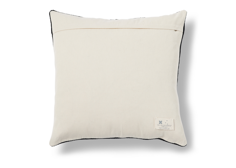 Zona Handwoven Pillow - Black